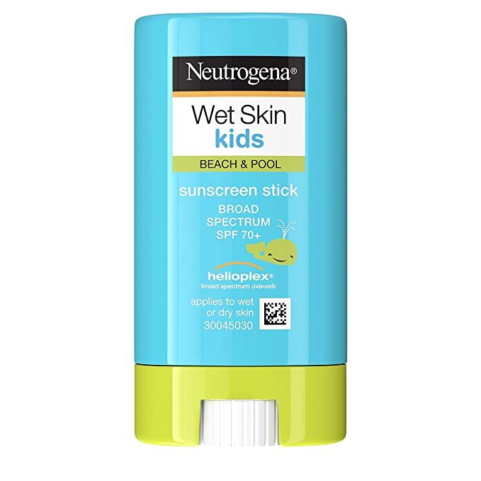 Neutrogena Wet Skin Kids Water Resistant Sunscreen Stick for Face and Body, Broad Spectrum SPF 70... | Amazon (US)