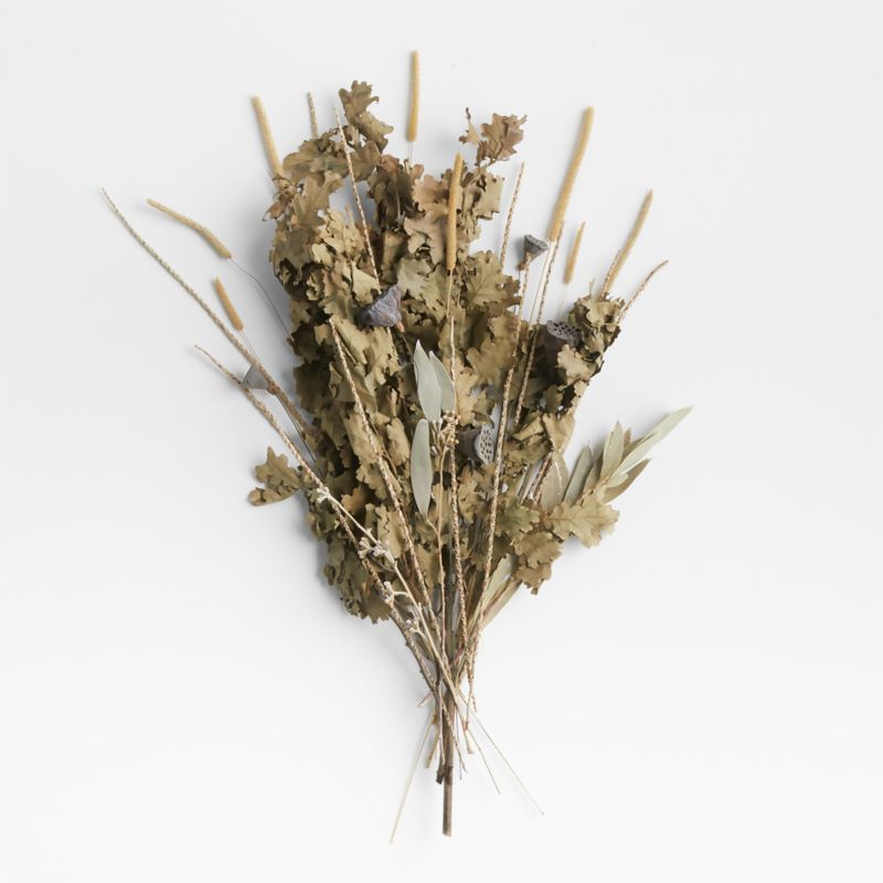 Wheat and Acai Grass Dried Bouquet 30" + Reviews | Crate & Barrel | Crate & Barrel