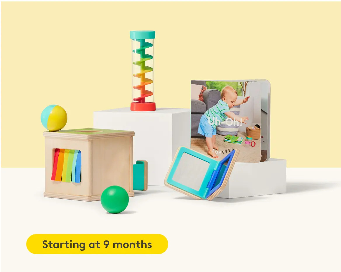 Baby Cause & Effect Mini Kit | Cause & Effect Toys for 9+ Months Old | Lovevery | LOVEVERY