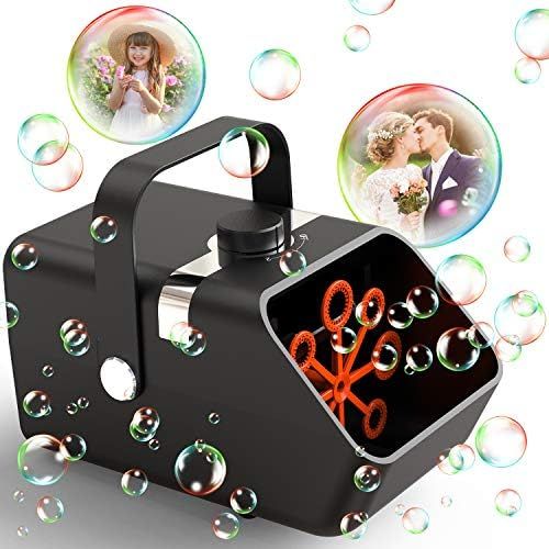 XTOYZ Bubble Machine, Automatic Bubble Blower Portable Bubble Maker for Kids,2 Speed Level 5000+ ... | Amazon (US)