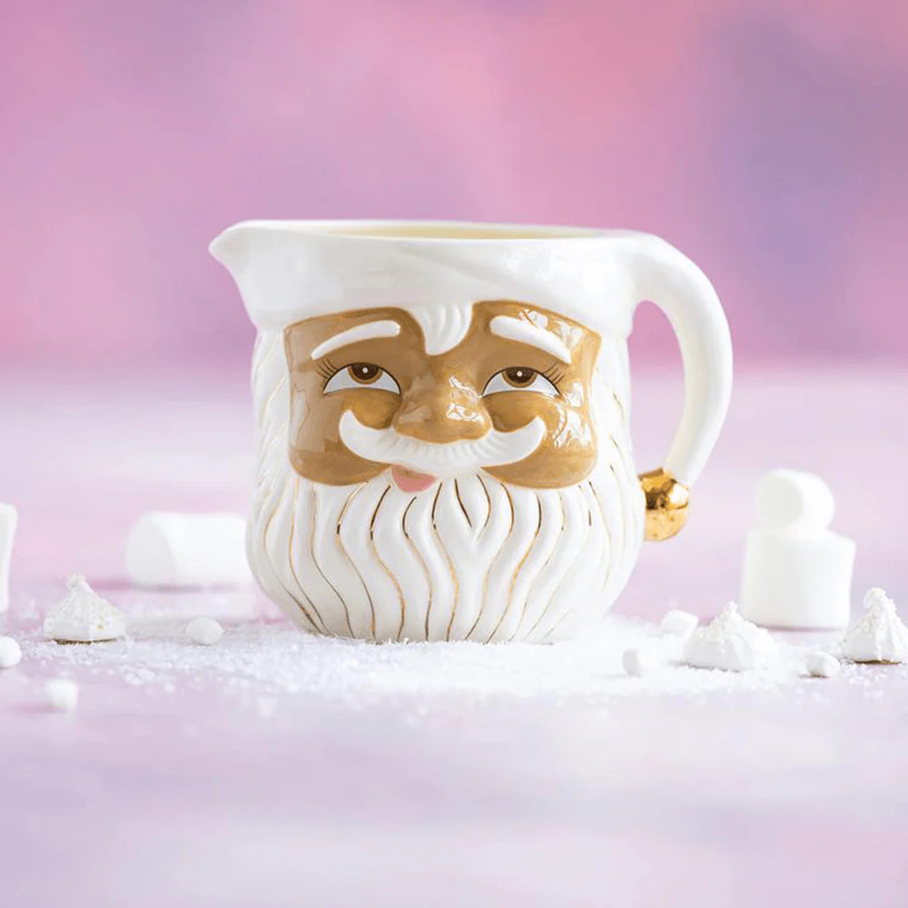 Glitterville Papa Noel Pitcher - Brown | Shop Sweet Lulu