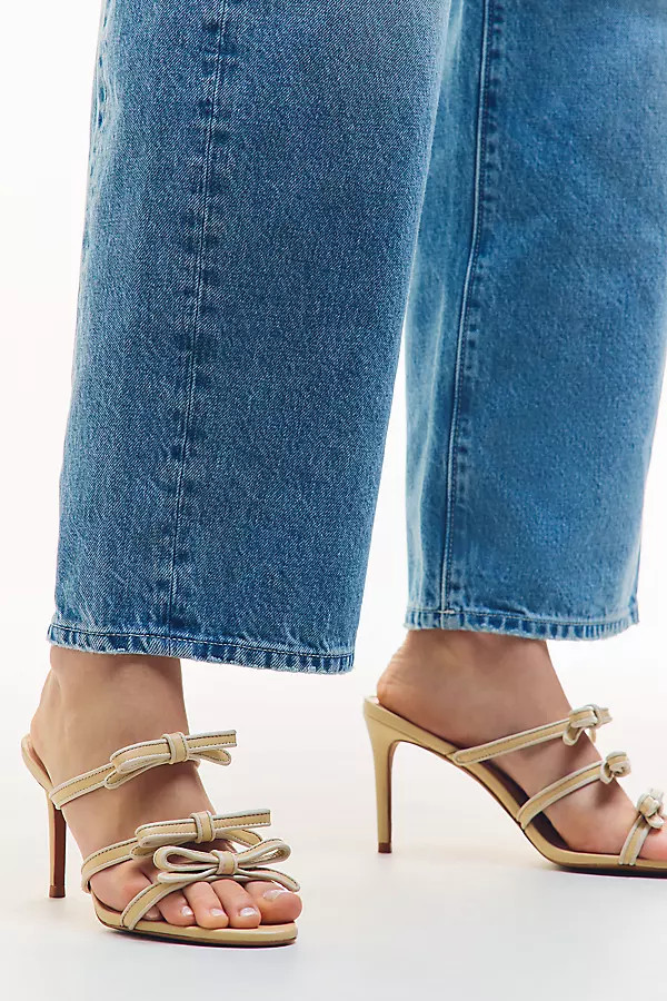 Triple-Bow Kitten Heels | Anthropologie (US)