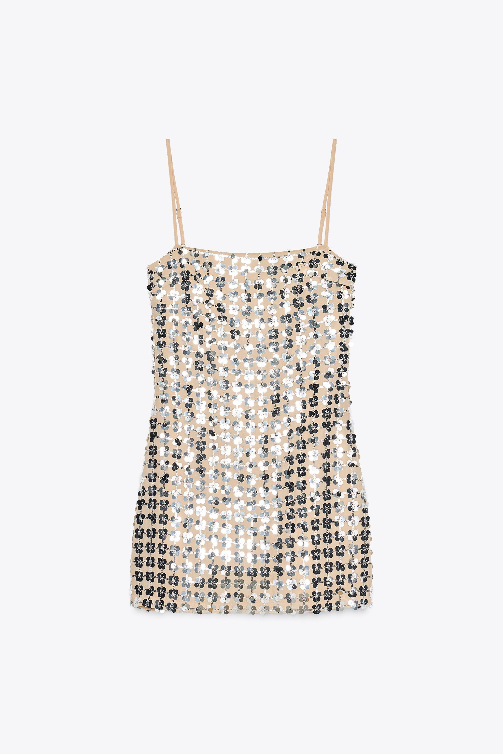 SEQUIN SHORT DRESS | Zara UK
