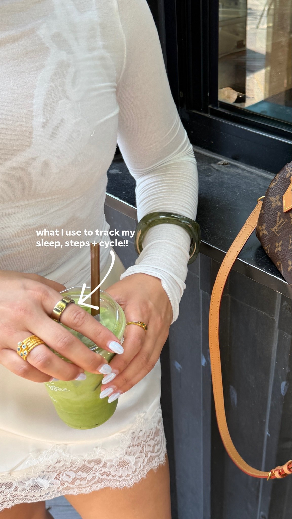 Oura Ring 
I wear a size 8 on my index finger
Wearing smalls in top, bralette + skirt

#LTKmorningroutine #LTKselfcare #LTKBeauty
