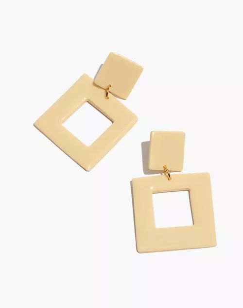 Abcrete & Co. Square Ups Statement Earrings | Madewell
