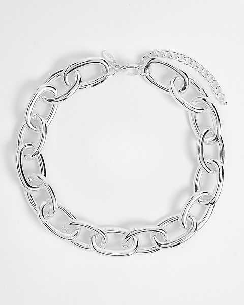Thick Linked Chain Necklace | Express