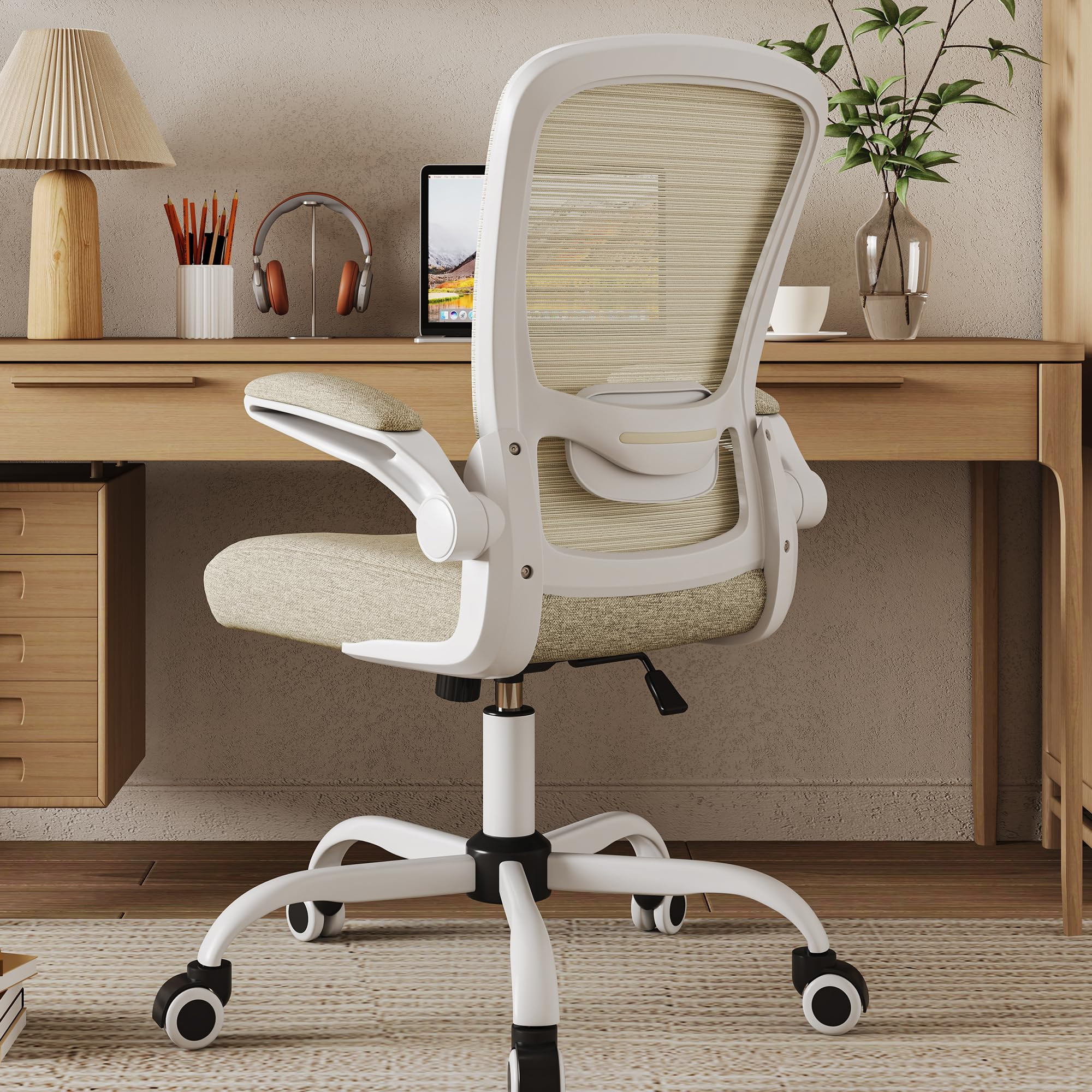 Mimoglad Home Office Chair, High Back Desk Chair, Ergonomic Mesh Computer Chair with Adjustable L... | Amazon (US)