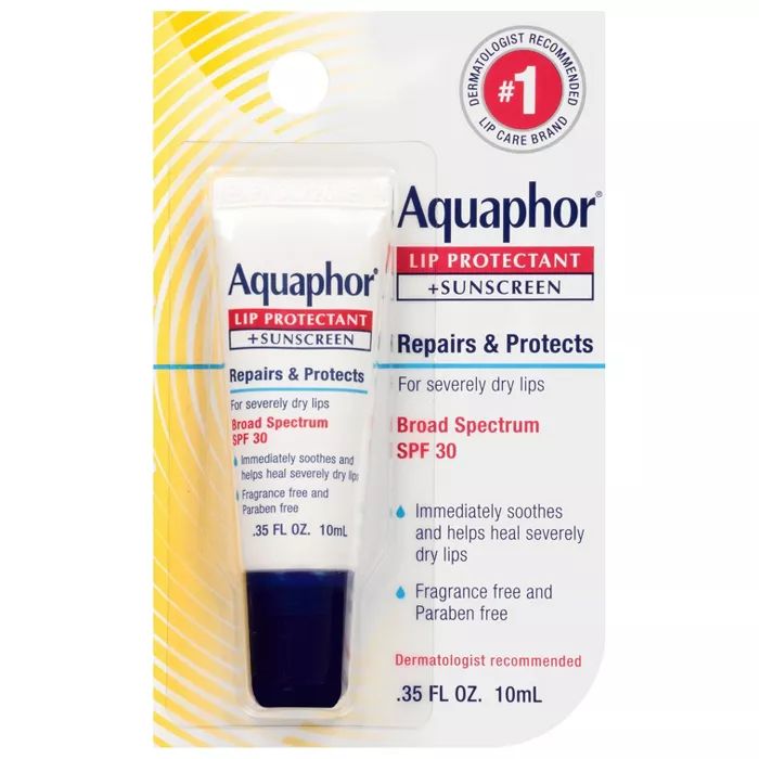 Aquaphor Lip Protectant + Sunscreen Lip Balm - SPF 30 - 0.35 fl oz | Target