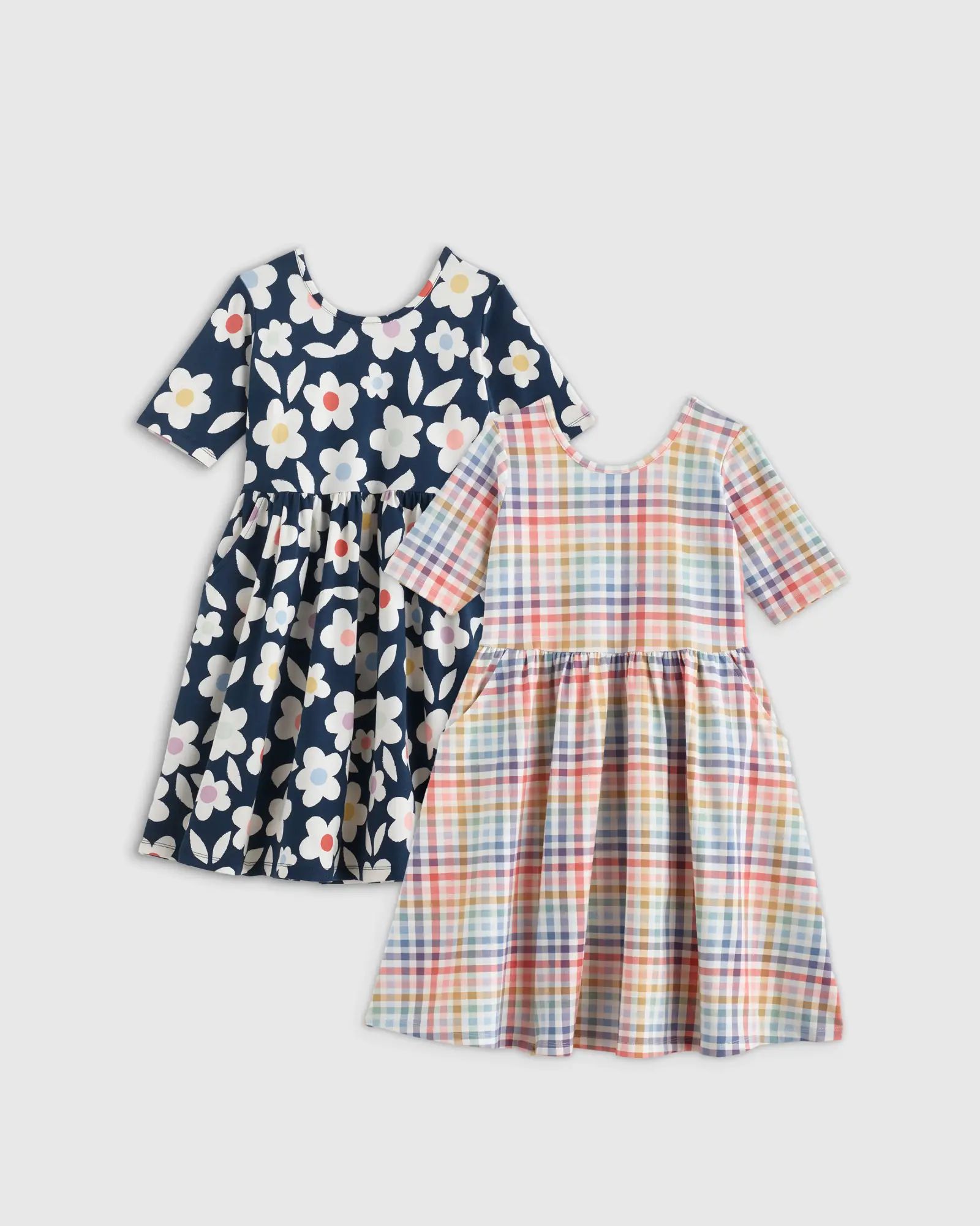 Organic Cotton Skater Dress 2-Pack - Toddler Girl | Quince
