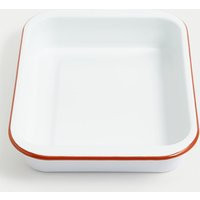 M&S Enamel 29cm Small Roaster White Mix | Marks & Spencer (UK)