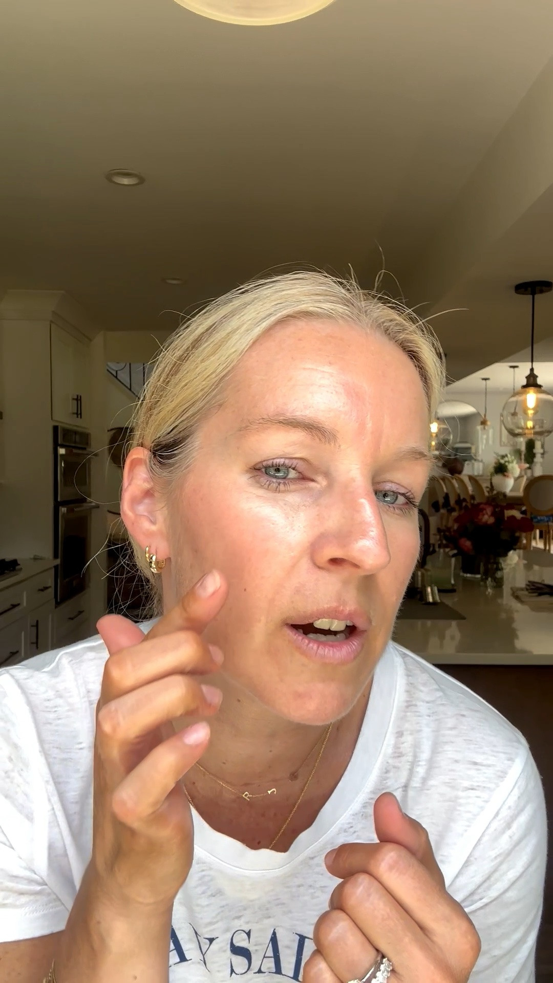My no makeup makeup look! 
Ilia spf 50 in light to medium 
Blush in color pop
That’s it! I also microneedled two days ago which greatly helped the texture of my skin and the glow but I also have this glass skin product on and eye cream. Linked!

#LTKselfcare #LTKOver40 #LTKBeauty