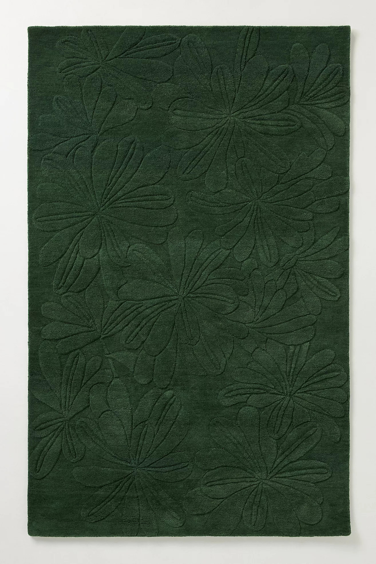 Hand Tufted 100% Wool Sculpted Daisy Rug | Anthropologie (US)