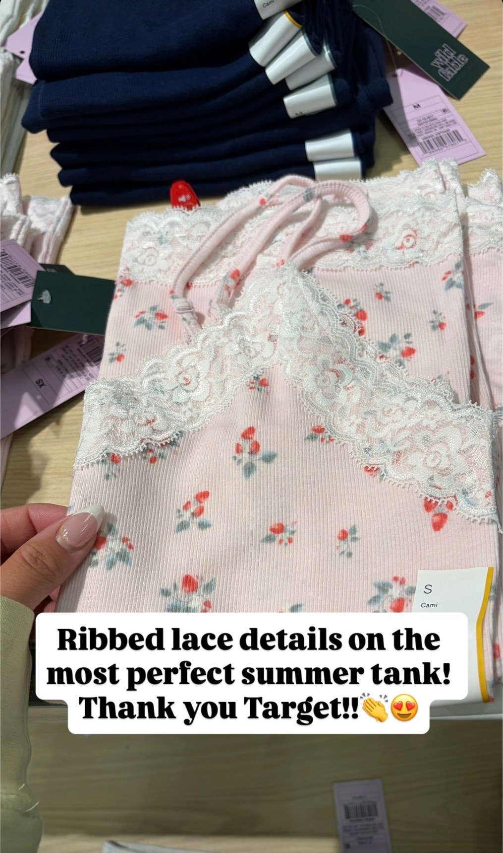 Ribbed lace details on the most perfect summer tank! Thank you Target!!👏😍

#LTKmomlife #LTKootd #LTKMidsize