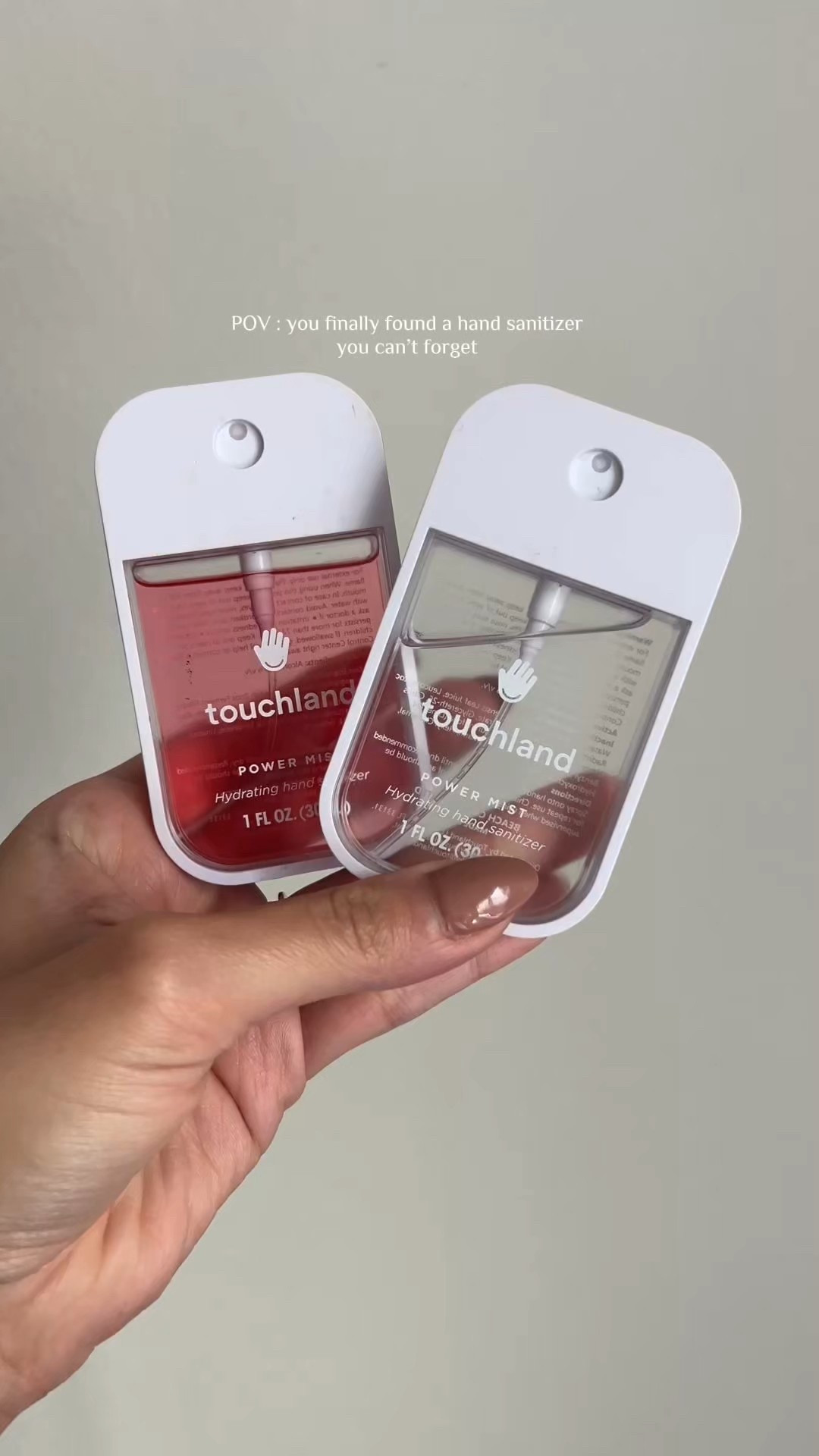 The best hand sanitizer out there 😍✨

Touchland products , Touchland sanitizer , everyday must haves 

#LTKBeauty