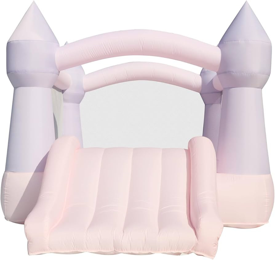 Bounceland Bouncy Castle Daydreamer Cotton Candy Bounce House, Pastel Bouncer with Slide, 12 ft L... | Amazon (US)