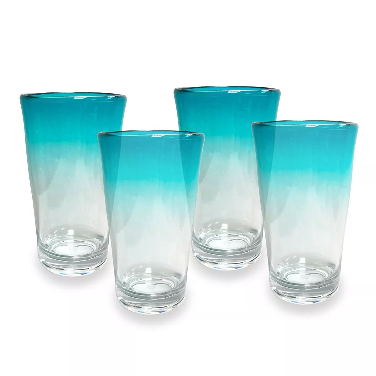 Food Network™ 4-pc. Turquoise Ombre Acrylic Highball Glass Set | Kohl's