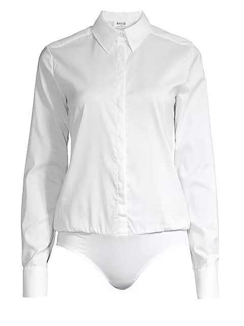 London Effect Button-Down Bodysuit | Saks Fifth Avenue