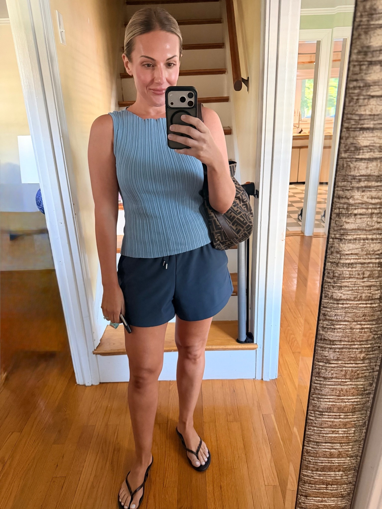 Obsessed with this top! Wore to work all day then changed out of work bottoms into comfy shorts for camp pick up🙌🏻

#LTKootd #LTKdayinmylife