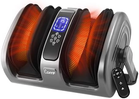 Shiatsu Foot Massager with Heat, Foot and Calf Massager Machine with Kneading Roller Tissue for R... | Amazon (US)