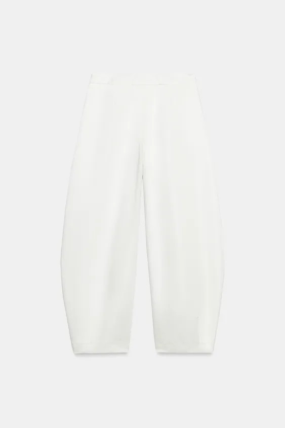 SATIN-HOSE IM BARREL-CUT | Zara DE