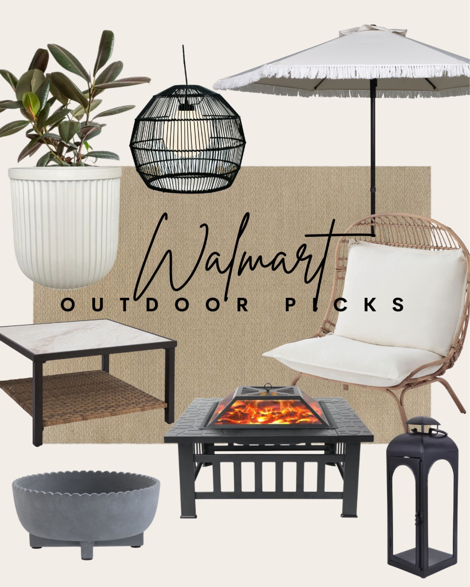 Walmart Outdoor Patio Picks #outdoordecor #walmartfinds #furniture 

#LTKhome #LTKMostLoved #LTKstyletip