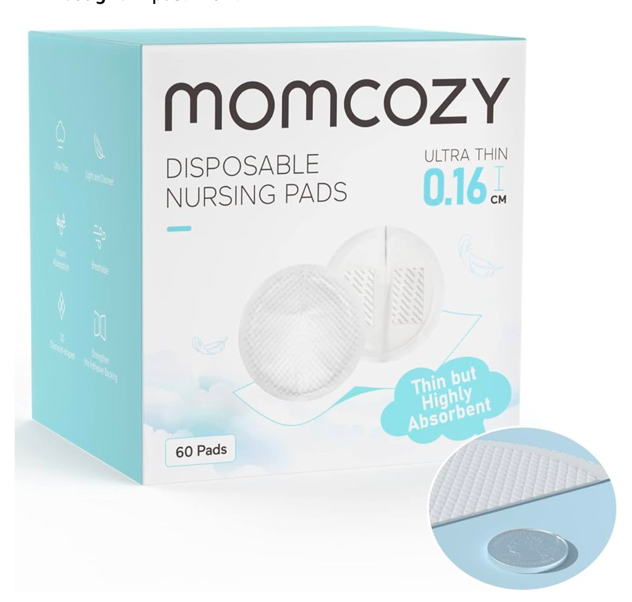 Mom cozy disposable nursing pads

#LTKBaby