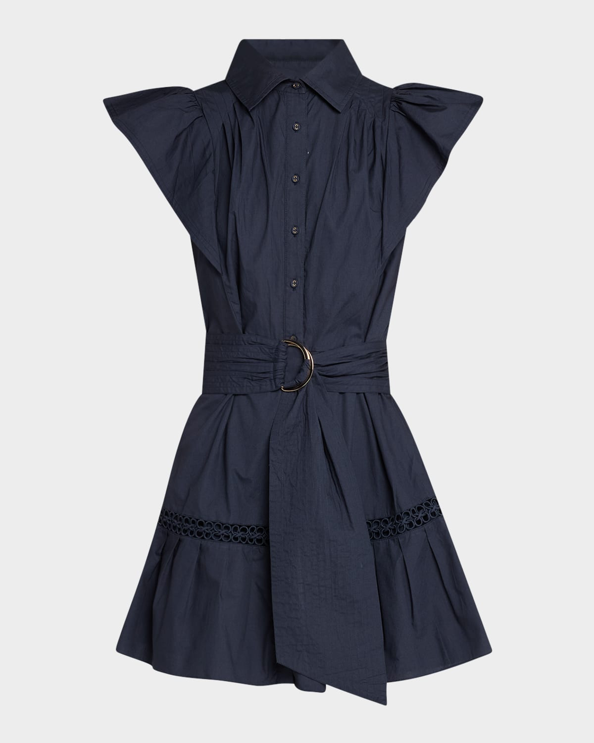 Embroidered Marceline Mini Dress | Neiman Marcus