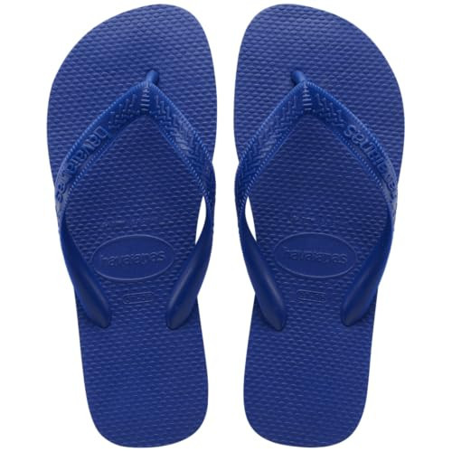 Havaianas - Top Tiras, Comfortable, Durable and Lightweight Flip-Flops, with Non-Slip Sole, Women, Marine Blue, 45/46 EU | Amazon (US)
