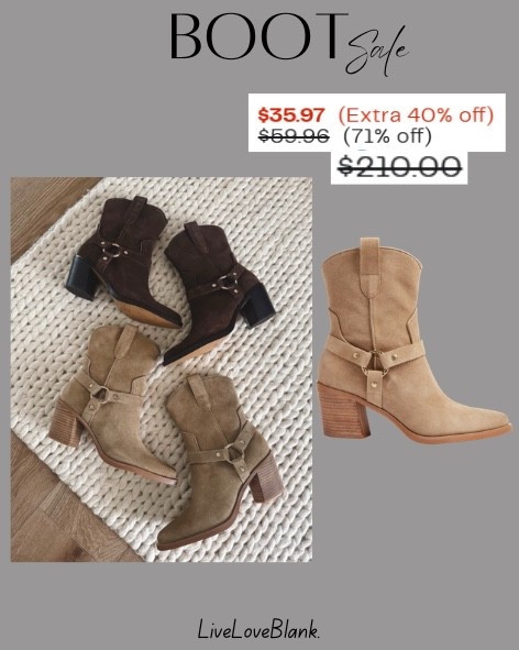 Western Bootie sale
Boots only $35!

#LTKOver40 #LTKSaleAlert #LTKSeasonal