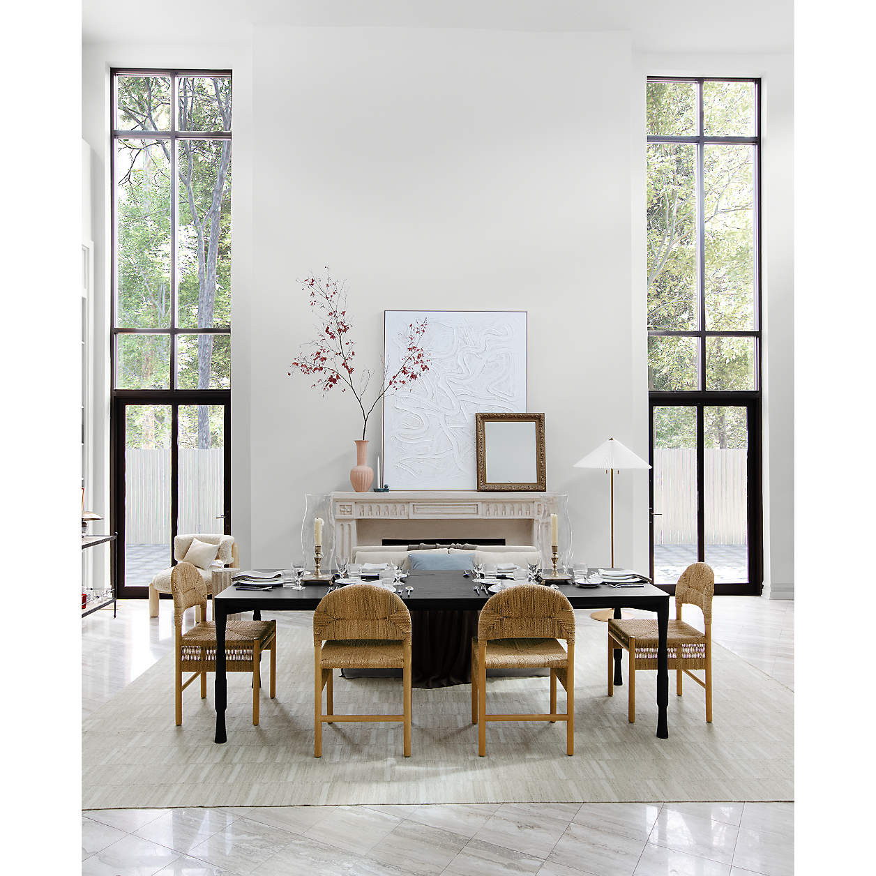 Rustler Woven Dining Chair + Reviews | Crate & Barrel | Crate & Barrel