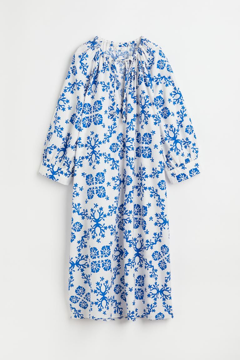 Cotton Dress with Drawstring | H&M (US)