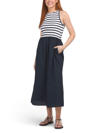 Stipe Ribbed Knit Top Dress | Marshalls