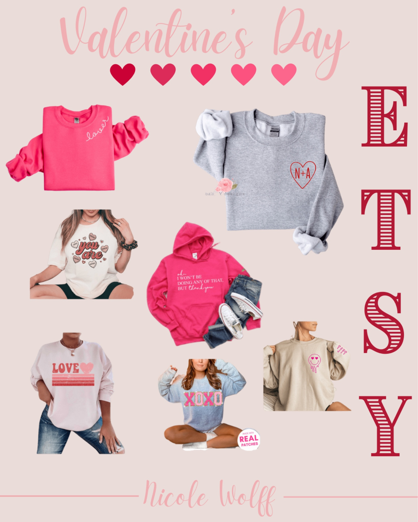 Etsy Valentine’s Day Sweatshirts, Custom Valentine’s Day, Valentine’s Shirts

#LTKSeasonal #LTKunder50 #LTKstyletip