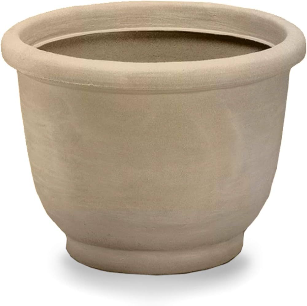 Crescent Garden Agave Planter, Charming Old-World Plant Pot, 14-Inch (Weathered Stone) | Amazon (US)