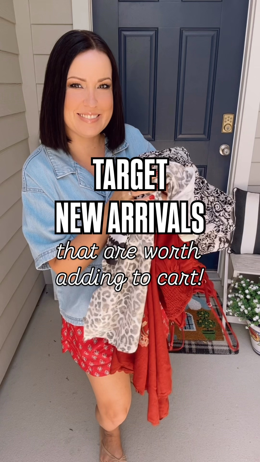 Target new arrivals im obsessing over!

Leopard Tee  - Large
Denim Shorts - 10
Dress - Large
Set - medium in top & bottoms
Red Shorts - medium
Denim Top - Medium

5’5” 150lbs 
carry weight in belly

#LTKgrwm #LTKootd #LTKmomlife