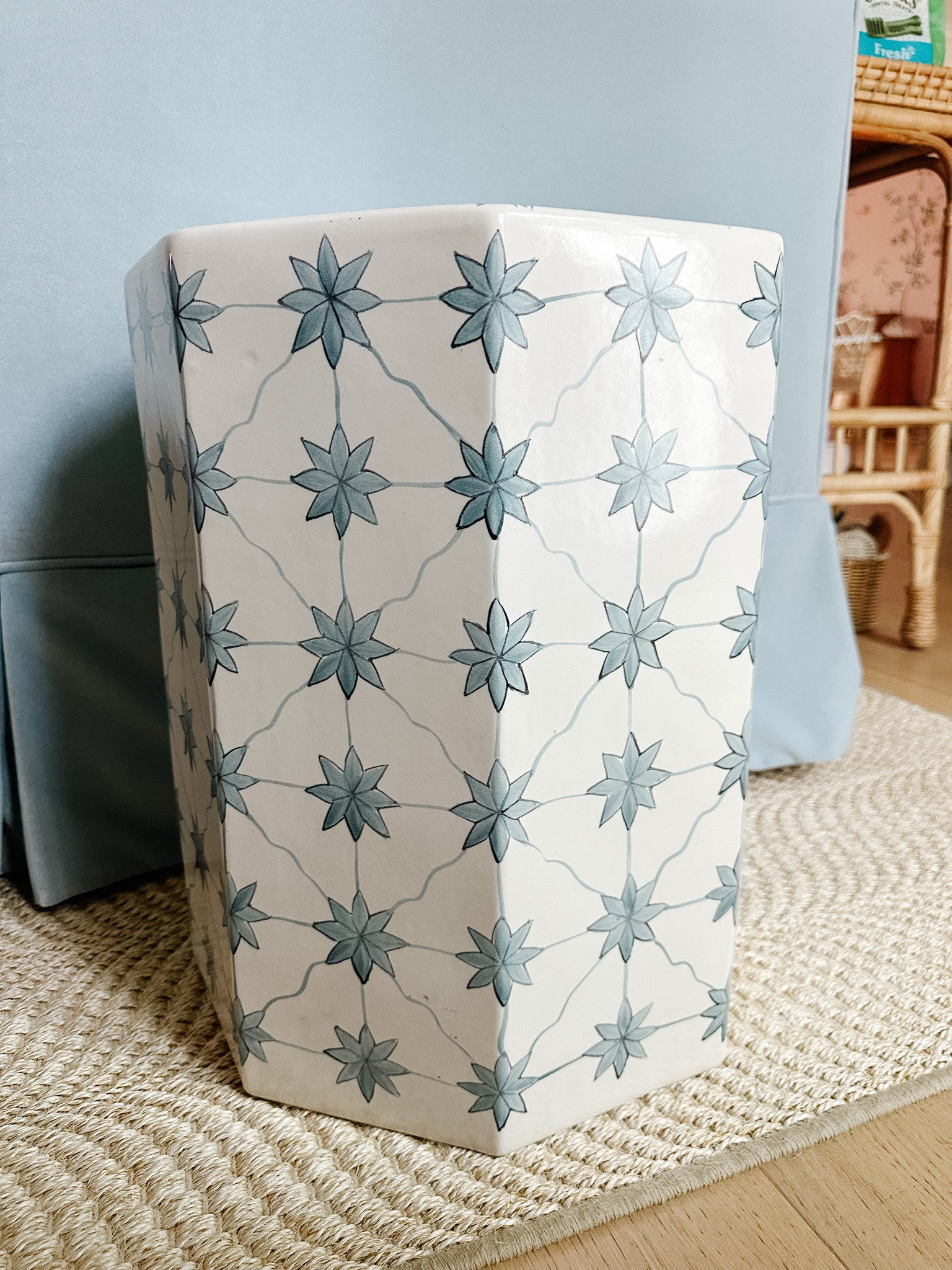 Studio McGee star ceramic stool