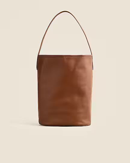 Berkeley bucket bag in leather and suede | J. Crew US