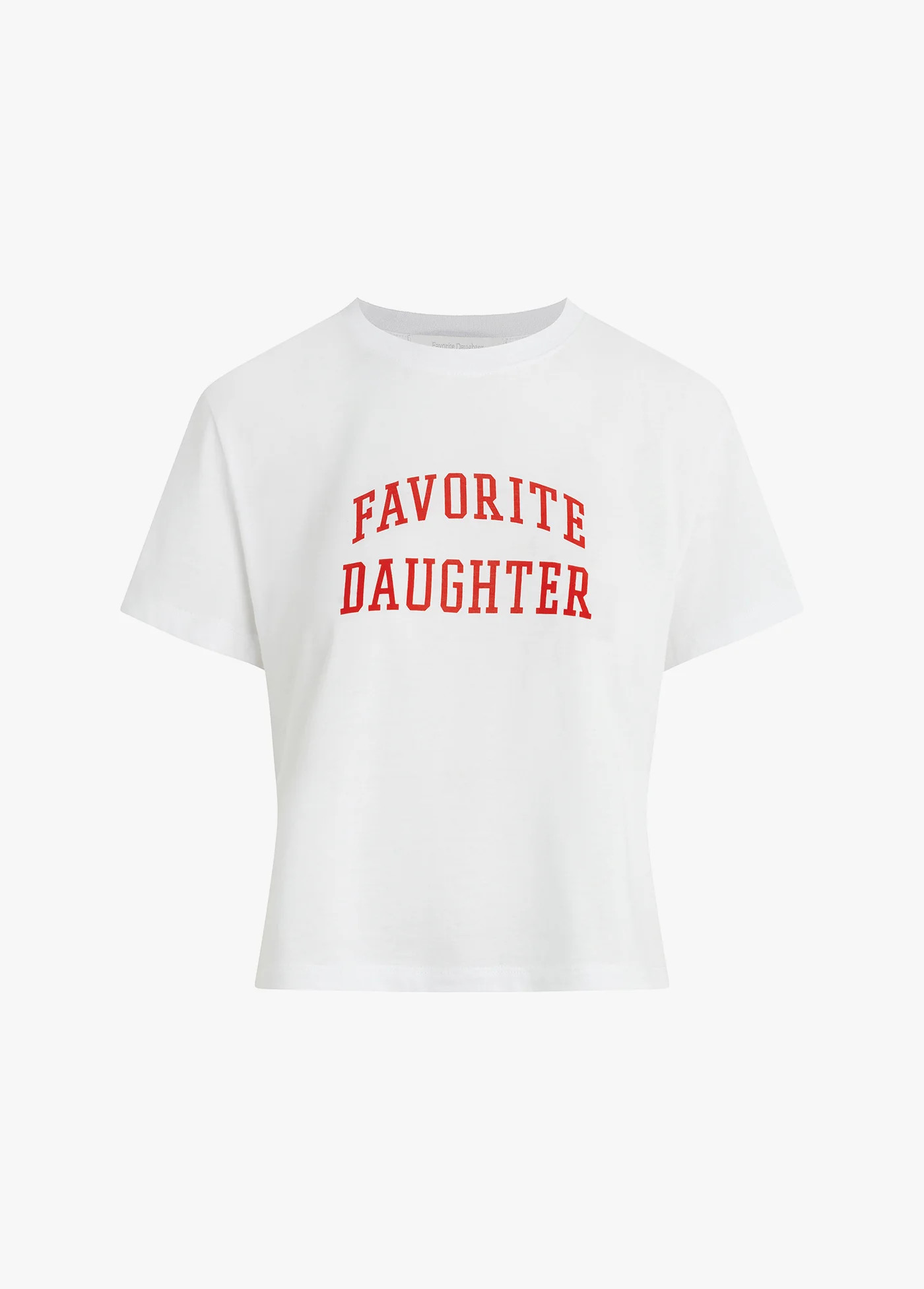 THE CROPPED COLLEGIATE TEE | Favorite Daughter