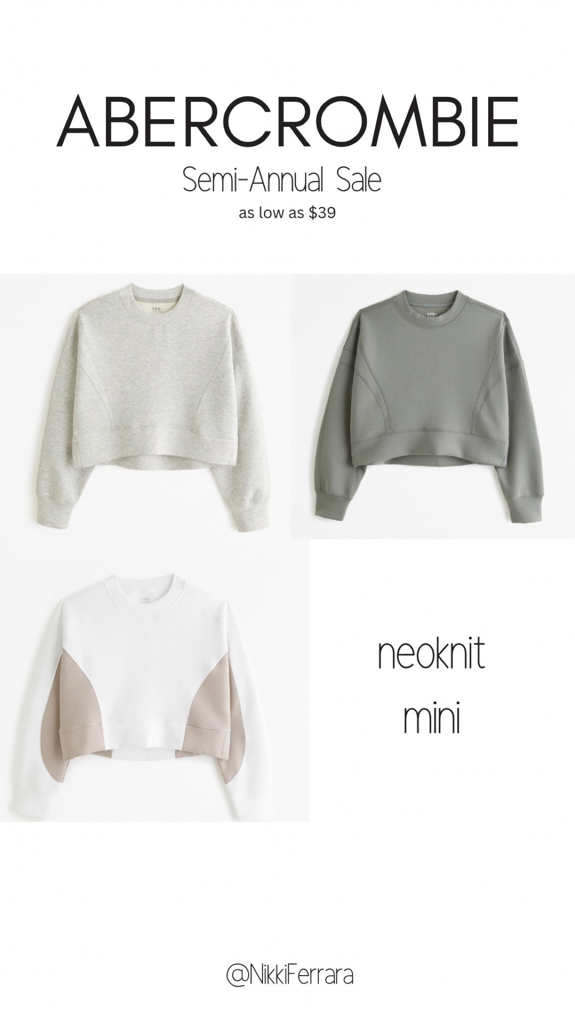 Abercrombie Semi Annual SALE! Major Sale as low as $19 ✨🤍on all comfies + jesns! Neoknit mini staring at $39  

Abercrombie, sale, jeans, denim, 90s jeans, Abercrombie set, Ypb, Neoknit, cropped sweatshirt, joggers, loungewear, Athleisure, Abercrombie jeans, mom jeans, relaxed fit jeans, wide leg jeans, jean shorts, long jeans shorts, high waisted jeans, legging friendly top

#LTKfitness #LTKsalealert #LTKSpringSale