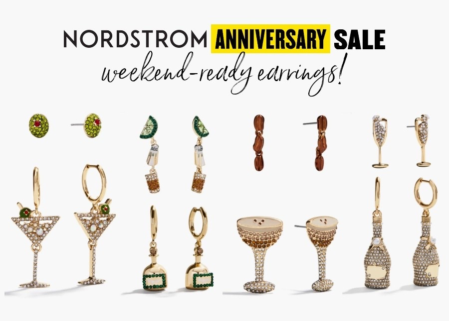 Fun cocktail themed earrings in the Nordstrom anniversary sale! 

#LTKSaleAlert #LTKSeasonal #LTKFindsUnder50