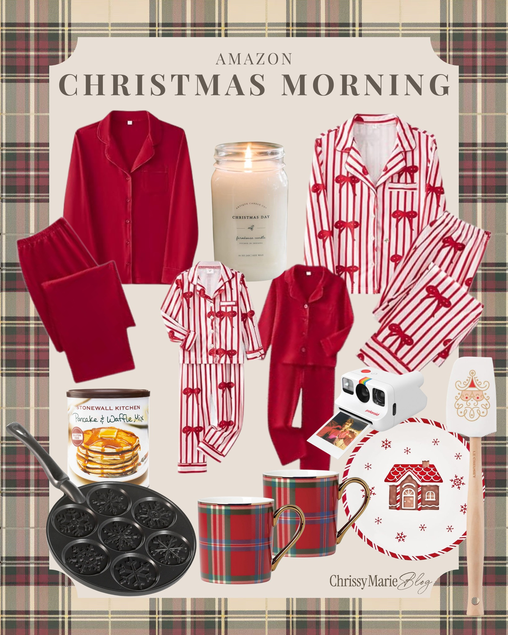 🎄 Christmas morning magic starts here. Matching PJs, cozy mugs, and those little traditions that make the day feel extra special.🤍

#AmazonHoliday #ChristmasMorning #HolidayTraditions #FamilyPajamas #AmazonFinds #ChrissyMarieBlog 

 #LTKHoliday #LTKSeasonal #LTKHome