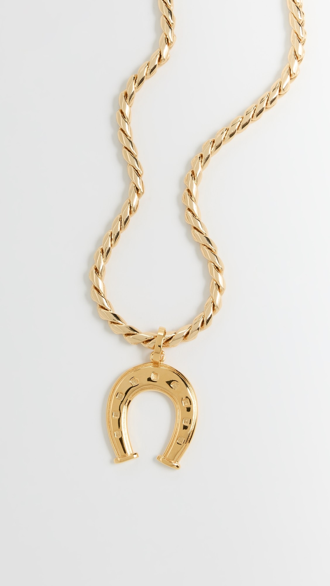 Horseshoe Necklace | Shopbop