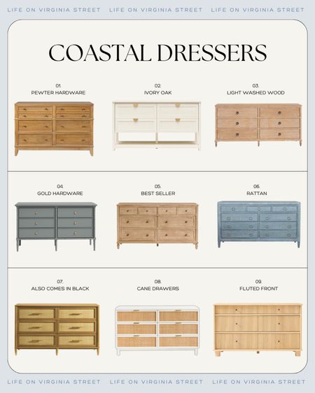 Cute coastal dresser finds for a variety of budgets and decorating styles! Add coastal style to your bedroom decor with this rattan dresser, linen dresser, bamboo dresser, light wood dresser, fluted dresser, slate blue dresser and more!
.
#ltkhome #ltkseasonal #ltksalealert #ltkstyletip #ltkkids #ltkfamily

#LTKsalealert #LTKhome #LTKSeasonal