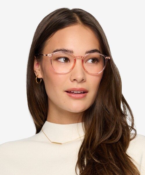 Round Rose Gold Eyeglasses | EyeBuyDirect.com