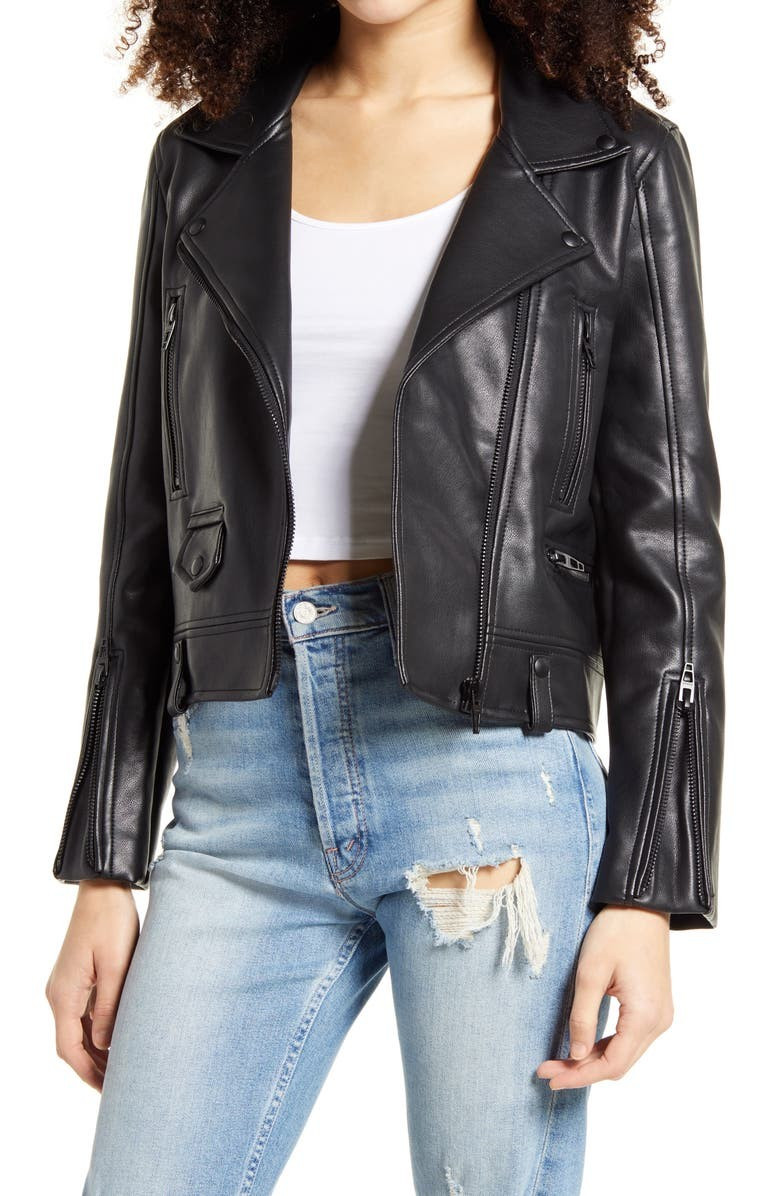 Faux Leather Moto Jacket | Nordstrom