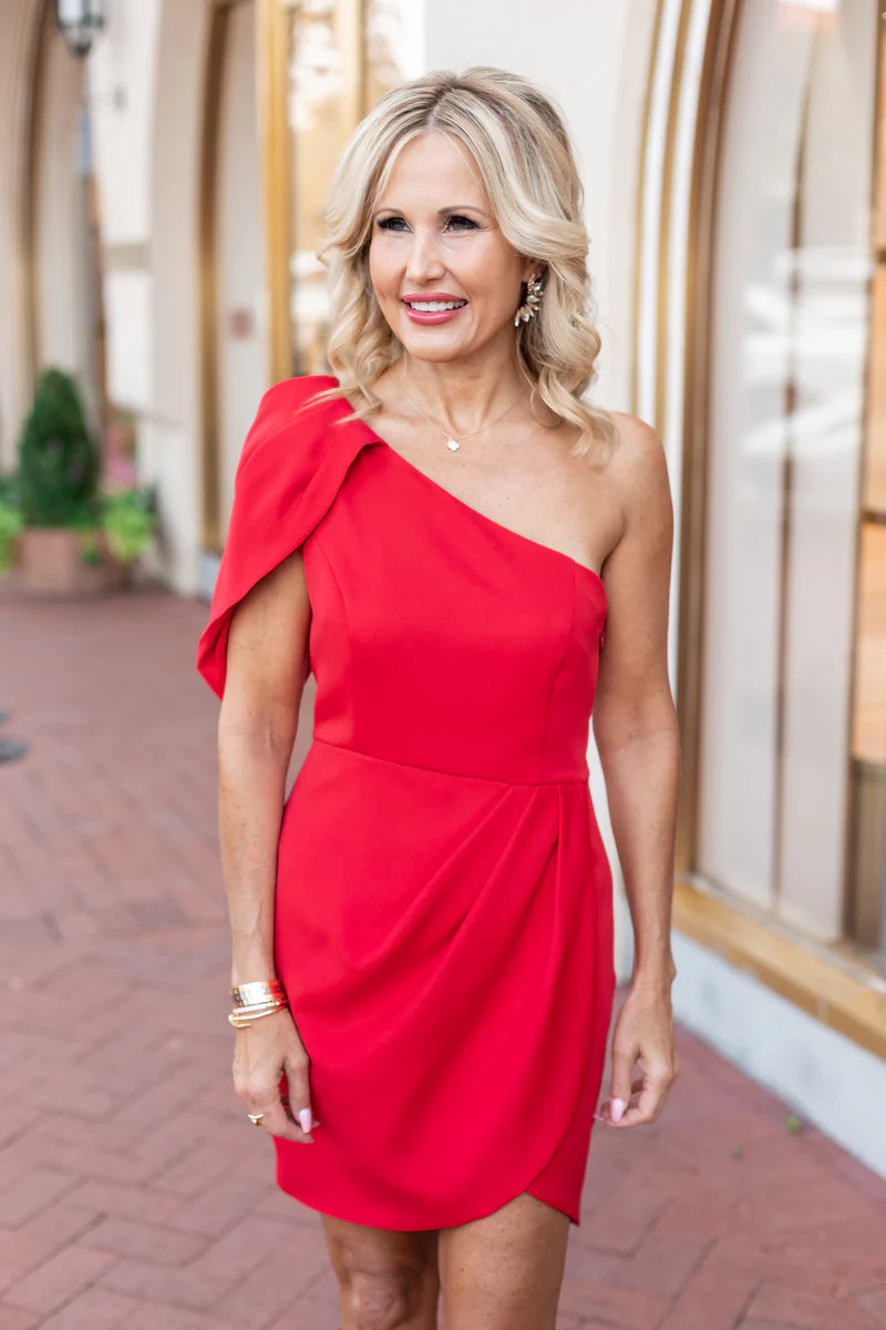 Vera Dress- Red | Avara