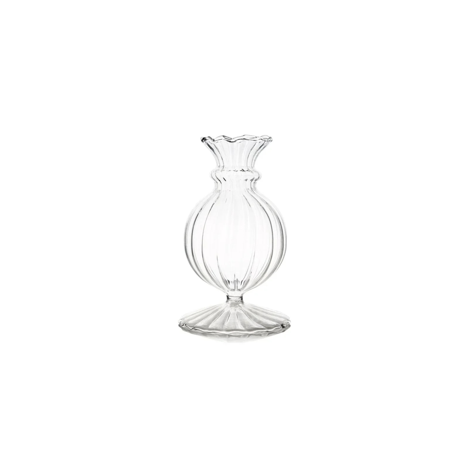 Ribbed Glass Bud Vase | Brooke & Lou | Brooke and Lou