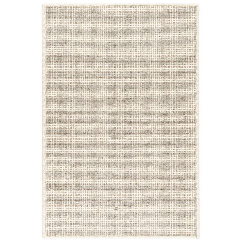 Checkers Natural Woven Wool Custom Rug | Annie Selke