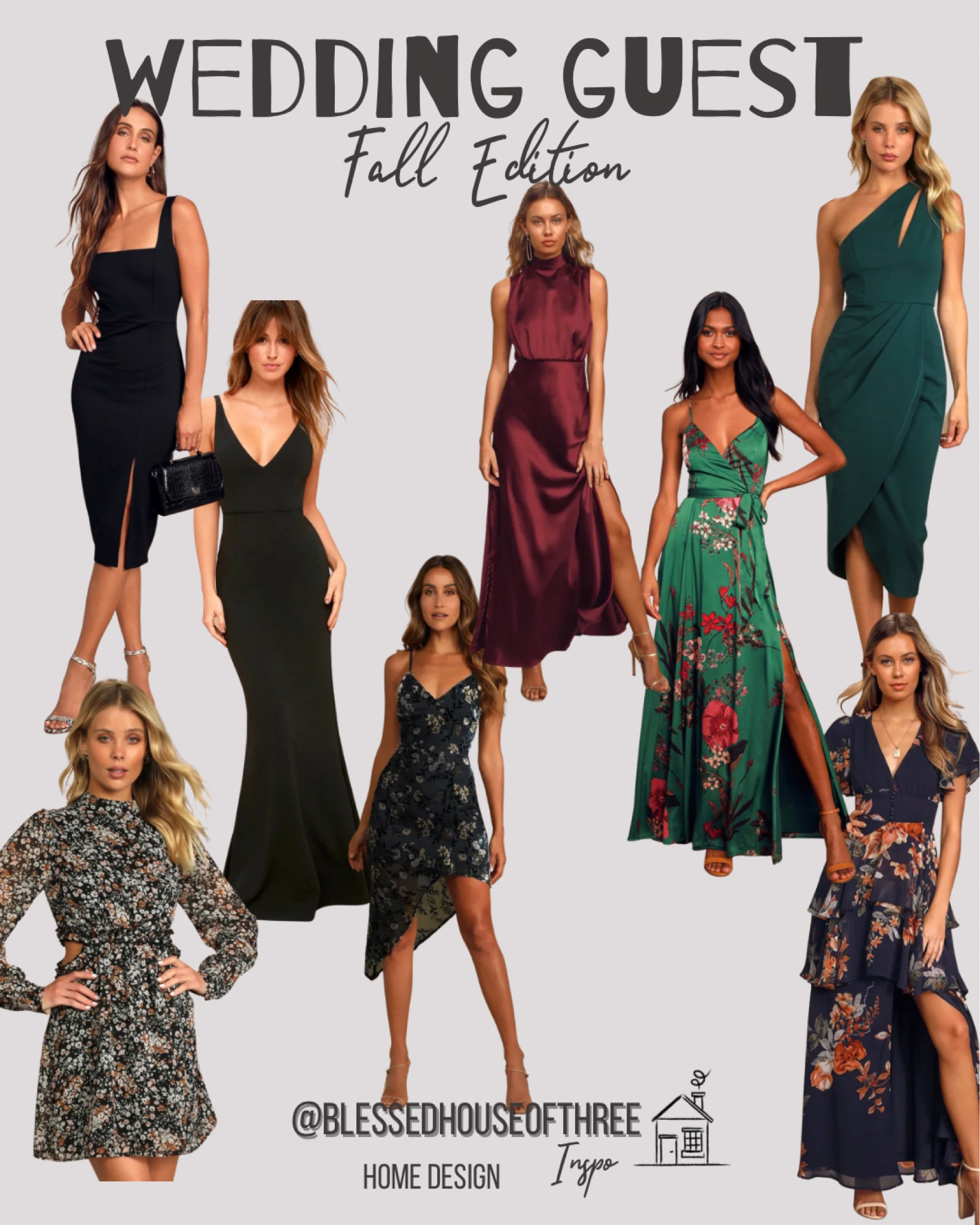 Love these affordable guest wedding dresses. 

#affordabledress #formaldress #fallfashion #weddingguest #fallfashion #falldress #fallwedding #blackdress #longdress #mididress #greendress #floraldress #velvetdress #navydress #fallwedding

#LTKwedding #LTKSeasonal #LTKstyletip