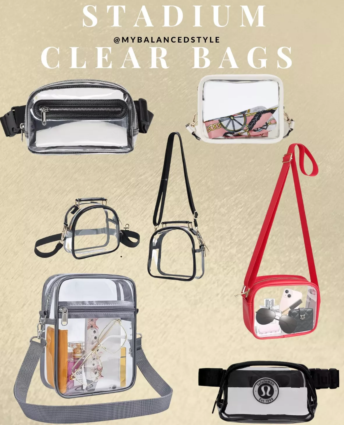 Clear Belt Bag 1L curated on LTK